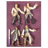 (4) Assorted Action Figures