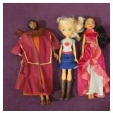 (3) 11'-12' Hasbro Dolls/Action Figures