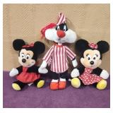 Sylvester & (2) Minnie Mouse Characters