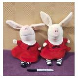 (2) Olivia Plush Toys