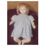 Vtg Suzanne Oleson 20' Hard Vinyl Soft Body Baby