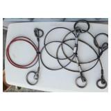 (3) 4'-5' Ringed Cable Choker Straps