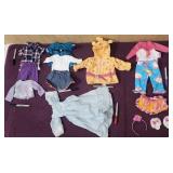 (5) Gal Zip-Lock Bags of (5) Doll Outfits