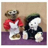 (2) Pickford Brass Button Bears 12'