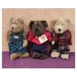 (3) Boyd's Bears 12' Plush Bears
