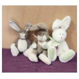 (3) Boyd's Bears 12-16' Plush Rabbits