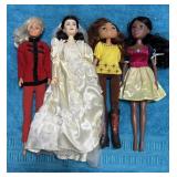 (4) Assorted 12 in. Dolls