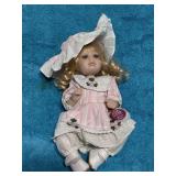 Joann Verdi 9 in. Porcelain Doll