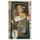 Vtg. Erica Porcelain Doll 12'