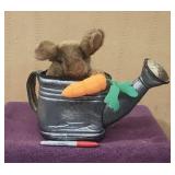 Folkmanis Rabbit in Watering Can Hand Puppet