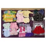 (6) Gal Zip-Lock Baggies of Doll Outfits