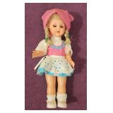 11' Drei M Puppe German Made Doll Pink Dress Pink