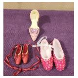 Christmas Tree Dancing Shoe Ornaments & High