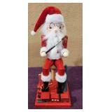 12'- 'Santa's Workshop Style Wooden Nutcracker