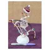 Department 56 'Stocked Skating Snowman' figure