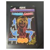 SUMMER GAMES ATARI 2600 VIDEO GAME CIB