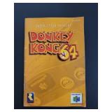 NINTENDO 64 DONKEY KONG 64 MANUAL