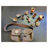 VINTAGE BOY SCOUT BAG AND CONTENTS