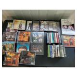 CD'S AND CASSETTE TAPES