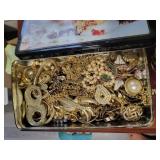 BOX FULL OF COSTUME JEWELRY