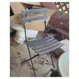 2 metal Folding Chairs