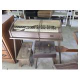 Lot  -  Organ Stool and Childs Desk