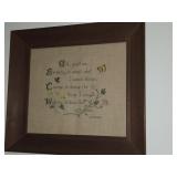Embroideried The Serenity Prayer