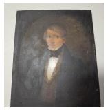 Painting on Board of a Man