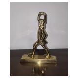 Brass Door Stop - Hessian soldier