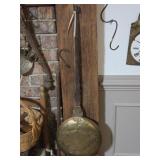 Brass and Iron Bed Warmer