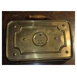 French Portable Brass Foot Warmer