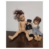 3 Misc Dolls