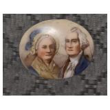 George and Martha Washington Mini Portrait
