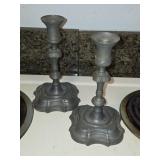 7.25' Pewter Candle Sticks
