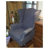 Blue Wing Chair