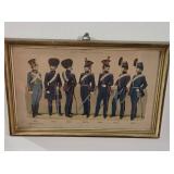 8' x 5.5' Print of  Soldiers
