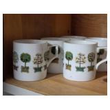 5 mugs Espalier