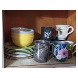Plastic Dishes, Mugs and Thermal Cup