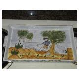 Hand Painted Tray