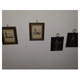 Lot of 4 - 2 School Prints and 2 Medallions