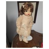 Doll In Peach Dress