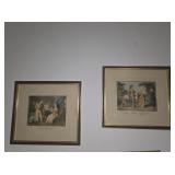 Pair of Prints - La Musique and Le Petit Cavalier