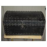 Black Tacked Dome Trunk