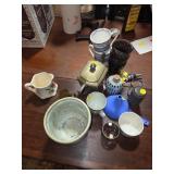 Lot of 18 - Glasses. Cups, Salet and Pepper