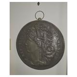 10.5'  Round French Coin Wall Hanger
