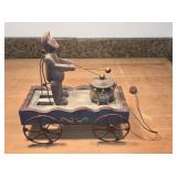 Repro  Bear in Wagon Toy