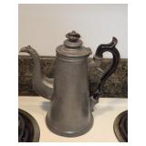 Black Handle Tea Pot
