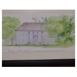This watercolor painting - Corselitze Manor