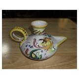 Italian Handpainted Candlestick
