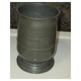 Pewter Mug - R Wheeler 1933